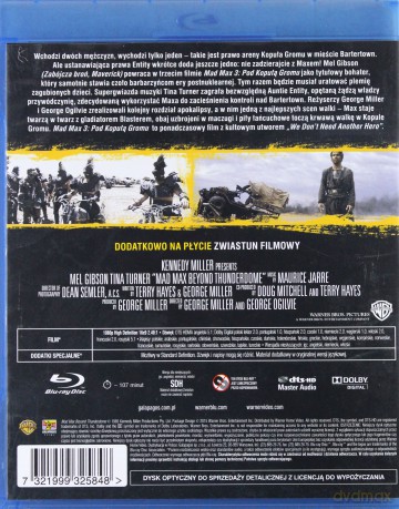 Mad Max 3. Pod kopułą gromu [Blu-Ray]