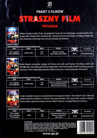 Straszny film 1+2+3 [BOX] [3DVD]