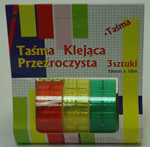 TAŚMA BIUROWA 3 SZT. BLISTER