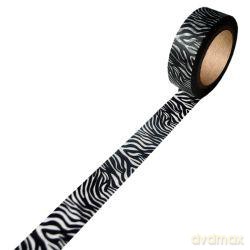 Taśma dekoracyjna papierowa washi 15mmx10m - Zebra