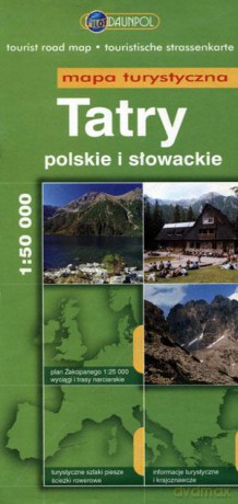 Tatry polskie i słowackie mapa turystyczna skala 1:50 000 [KSIĄŻKA]