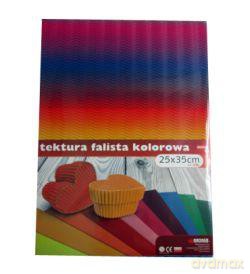 Tektura falista 3D B4 tęczowa