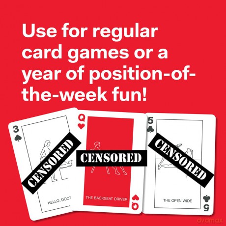 Position of the Day Playing Cards: Sex in Every Way for Every Play [KARTY]