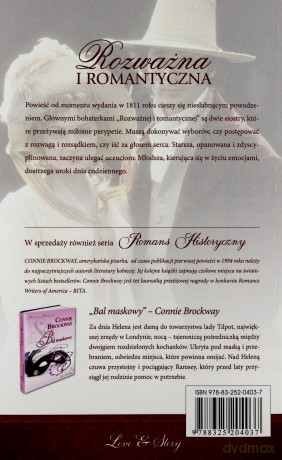 Klasyka Romansu 03: Rozważna i romantyczna - Jane Austen [KSIĄŻKA]