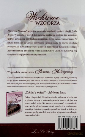 Klasyka Romansu 08: Wichrowe Wzgórza - Emily Bronte [KSIĄŻKA]