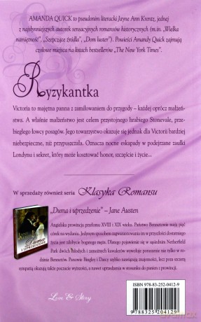 Romans historyczny 01: Ryzykantka - Amanda Quick [książka]