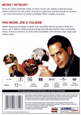 Monk 42: Monk i wybory (0) [DVD]
