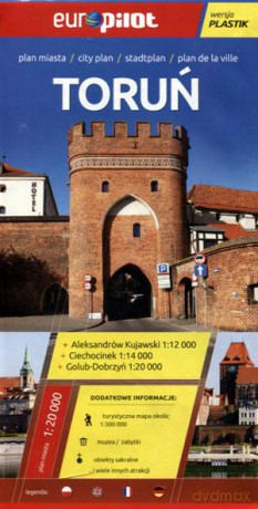 Toruń, Aleksandrów Kujawski, Golub Dobrzyń, Ciechocinek plan miasta skala 1:20 000 [KSIĄŻKA]