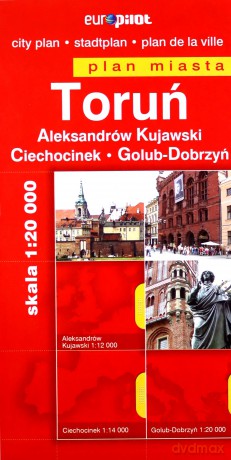 Toruń, Aleksandrów Kujawski, Golub-Dobrzyń, Ciechocinek plan miasta skala 1:20 000 [KSIĄŻKA]