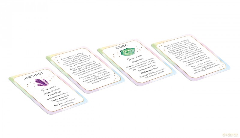 The Crystal Healing Card Deck: 52 Beautiful Cards and Booklet to Guide You on Your Healing Journey [KARTY]