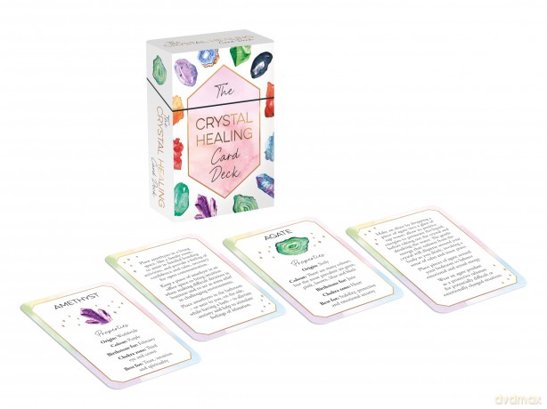 The Crystal Healing Card Deck: 52 Beautiful Cards and Booklet to Guide You on Your Healing Journey [KARTY]