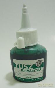 Tusz kreślarski 35ml Zielony