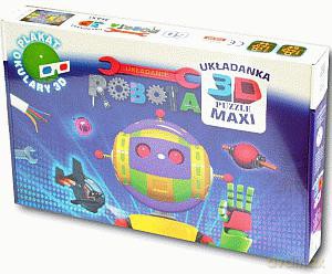 Układanka maxi 3D Robot