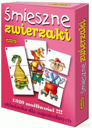 Układanka Śmieszne zwierzaki