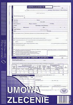 Umowa zlecenie A4