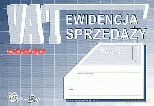 VAT Ewidencja sprzedaży A4