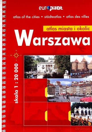 Warszawa. Plan miasta i okolic. 1:20 000 [KSIĄŻKA]