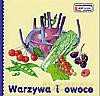 Warzywa i owoce Książeczka rozkładana - moje pierwsze słowa - Andrzej Kłapyta [KSIĄŻKA]