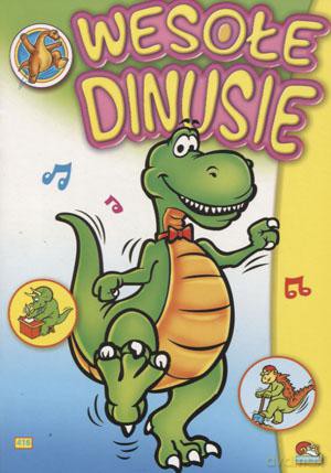 Wesołe dinusie. Kolorowanka [KSIĄŻKA]