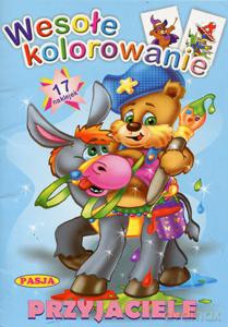 Wesołe kolorowanie Przyjaciele [KSIĄŻKA]