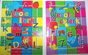 Wesołe literki, cyferki, łamigłówki [KSIĄŻKA]