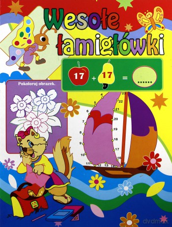 Wesołe łamigłówki Książeczka kreatywna A4 [KSIĄŻKA]