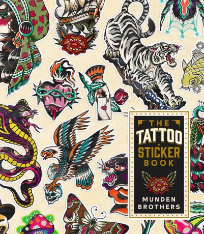 The Tattoo Sticker Book: 150 Tattoo-inspired Stickers - Munden Brothers