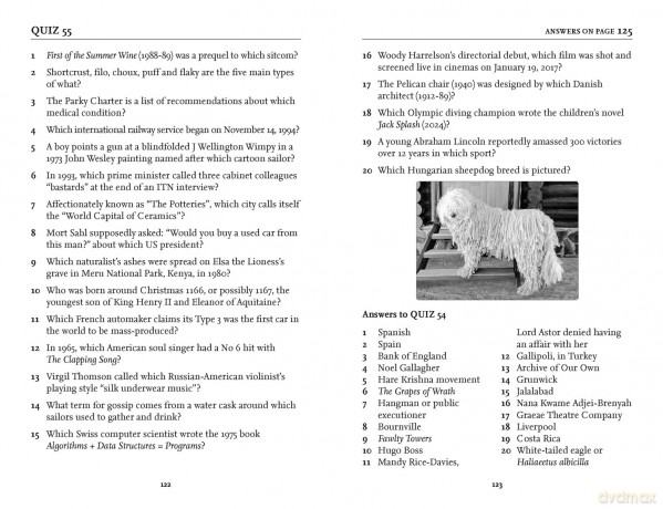 The Times General Knowledge Quiz Book: 4000 challenging questions from quizmaster Olav (The Times Puzzle Books) [KSIĄŻKA]