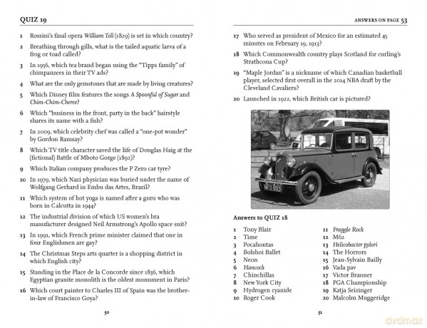 The Times General Knowledge Quiz Book: 4000 challenging questions from quizmaster Olav (The Times Puzzle Books) [KSIĄŻKA]