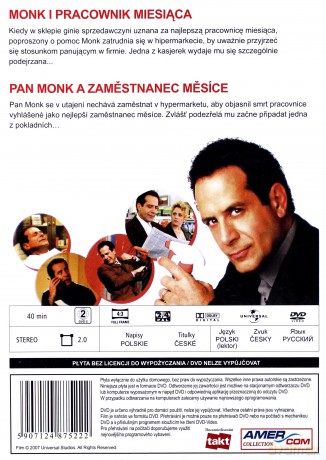 Monk 34: Monk i pracownik miesiąca [DVD]