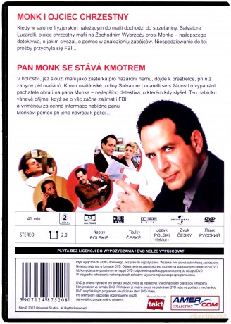 Monk 32: Monk i ojciec chrzestny (0) [DVD]