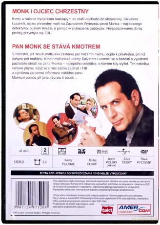 Monk 32: Monk i ojciec chrzestny (0) [DVD]