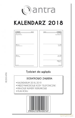 Wkład do kalendarza tygodniowego 2014 kieszonkowego/TDW