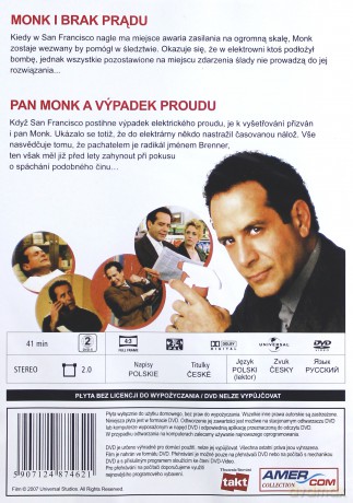 Monk 30: Monk i brak prądu (0) [DVD]