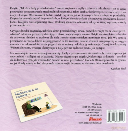 Wkrótce będę przedszkolakiem. Książka wprowadzająca dziecko w świat przedszkola - Karolina Turek [KSIĄŻKA]
