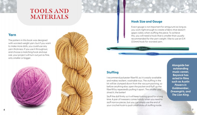 Unofficial Beyoncé Book and Crochet Kit: Includes Everything to Crochet Your Own Beyoncé: Includes Everything to Crochet Your Own Beyoncé - Beyoncé ... (Unofficial Personality Crochet Kits) - Katalin Galusz