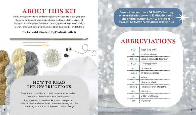 Unofficial Beyoncé Book and Crochet Kit: Includes Everything to Crochet Your Own Beyoncé: Includes Everything to Crochet Your Own Beyoncé - Beyoncé ... (Unofficial Personality Crochet Kits) - Katalin Galusz