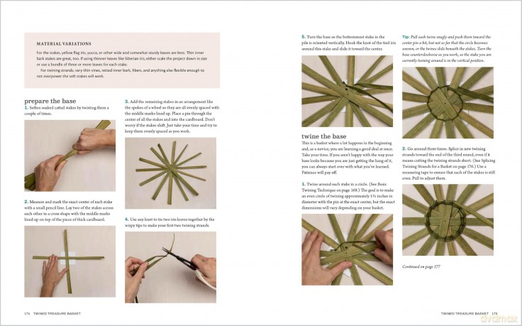 Weaving Wild Baskets: Techniques and Projects Using Foraged Leaves, Grasses, Vines, and Bark - Katie Grove [KSIĄŻKA]