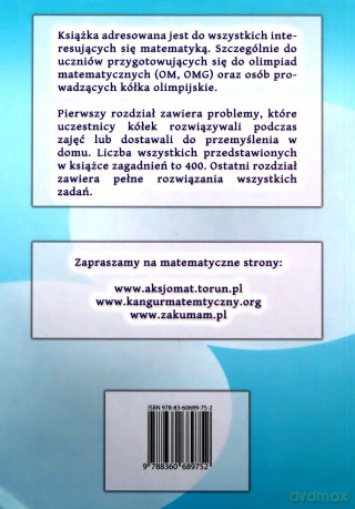 Wybrane zagadnienia z matematycznych kółek olimpijskich [KSIĄŻKA]
