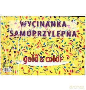 Wycinanka samoprzylepna A4 Gold&Color