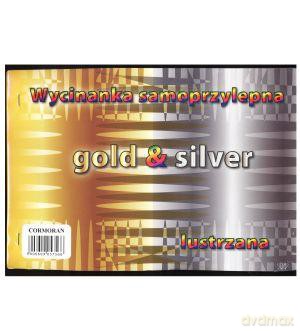 Wycinanka samoprzylepna A4 lustrzana Gold&Silver