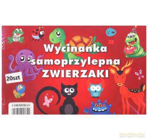 Wycinanka samoprzylepna A4 Zwierzaki
