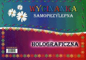 Wycinanka samoprzylepna B4 papier hologramowy