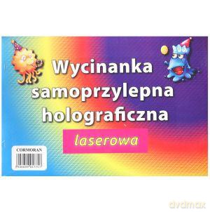 Wycinanka samoprzylepna holograficzna A4 Laserowa