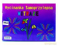 Wycinanka samoprzylepna Witraż A4