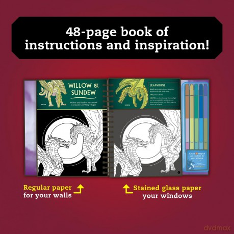 Wings of Fire Stained Glass Art Book (Klutz)