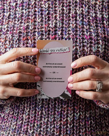 Would You Rather Cards: A fun, question and answer, ice-breaker, conversation card game for adults, with 60 cards - Journey of Something [GRA PLANSZOWA]