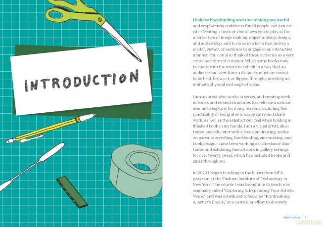Zine Making and Bookbinding: A Beginner's Guide in 25 Projects - Lauren Simkin Berke [KSIĄŻKA]