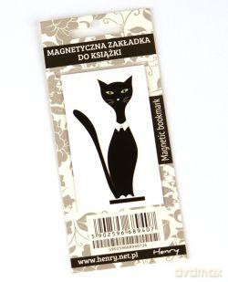 Zakładka magnetyczna 45x80 Czarny kot