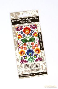 Zakładka magnetyczna 45x80 Łowickie kwiaty
